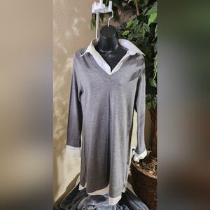 Sweater dress gray size xs